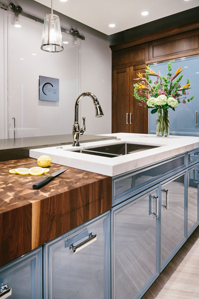 smart home automation luxury kitchen sink
